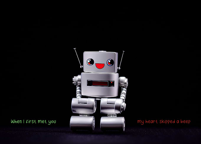 Robot toy cheerful first m