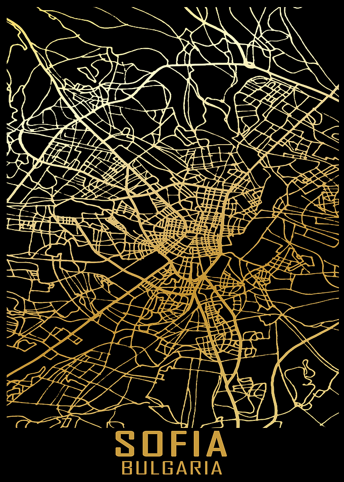 Sofia Bulgaria City Map