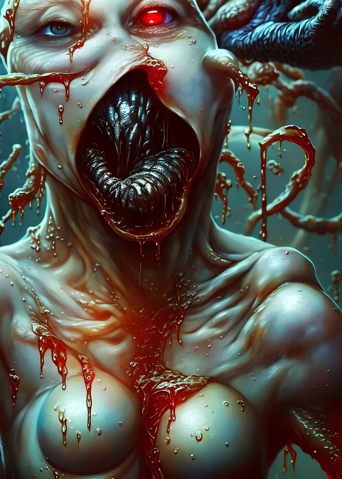 zombie art painting