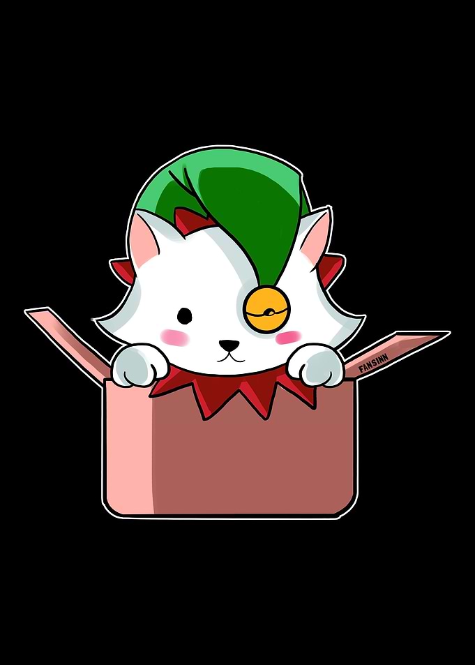 Cat Cat Christmas Elf elf