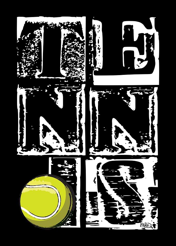 Tennis Player Wall Art
