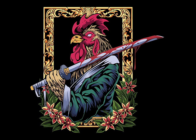 Rooster Fighter Chicken
