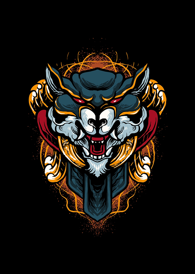 Wolf head