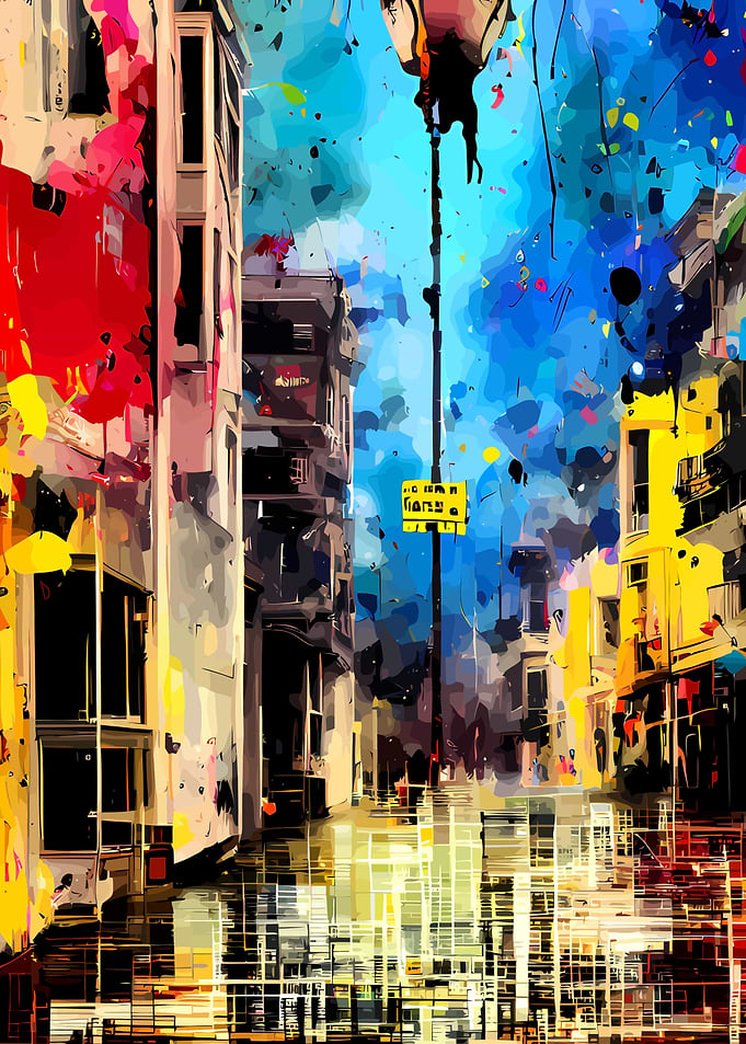 Grunge Istanbul Street