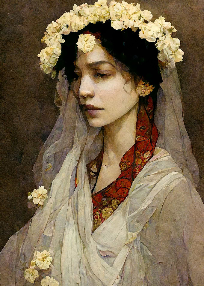 The sad bride