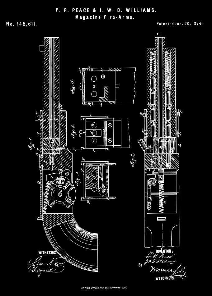 Firea arms patent 1874