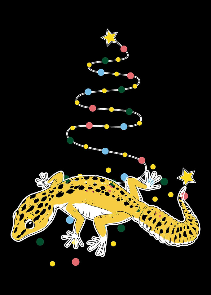Christmas Leopard Gecko