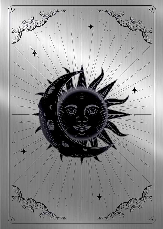 Sun and moon Tarot
