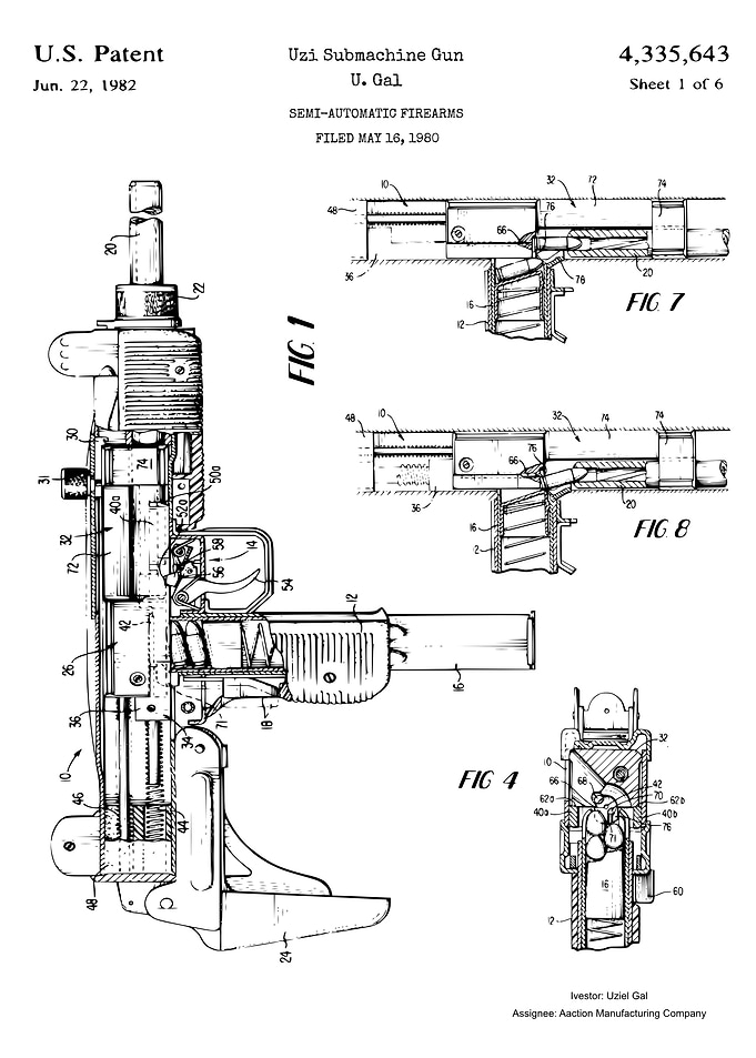 Uzi Submachine Gun