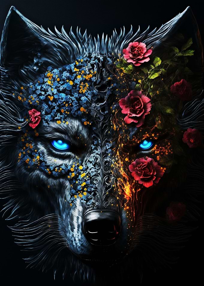 Black Wolf Flower