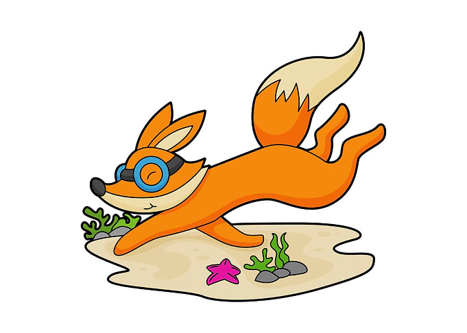 Fox Diver Swimming goggles