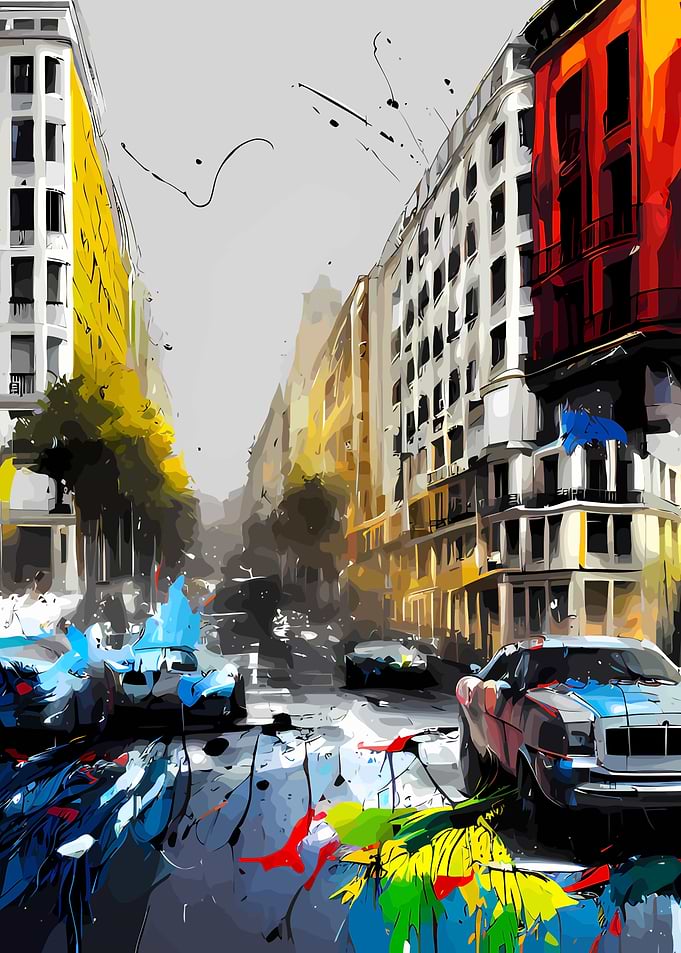 Grunge Madrid Street