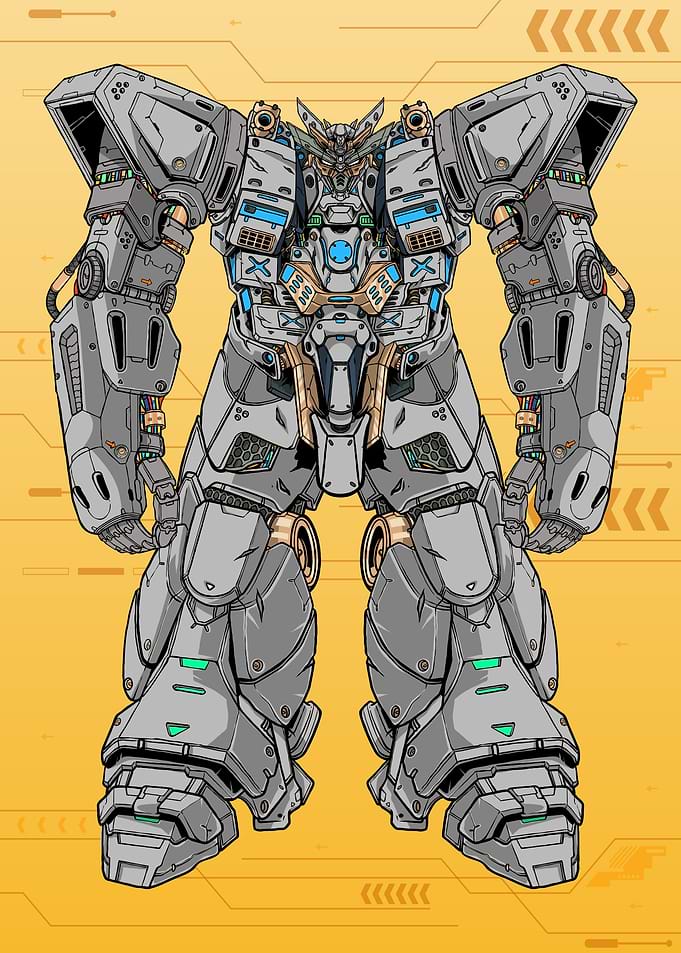 Mecha robot modern
