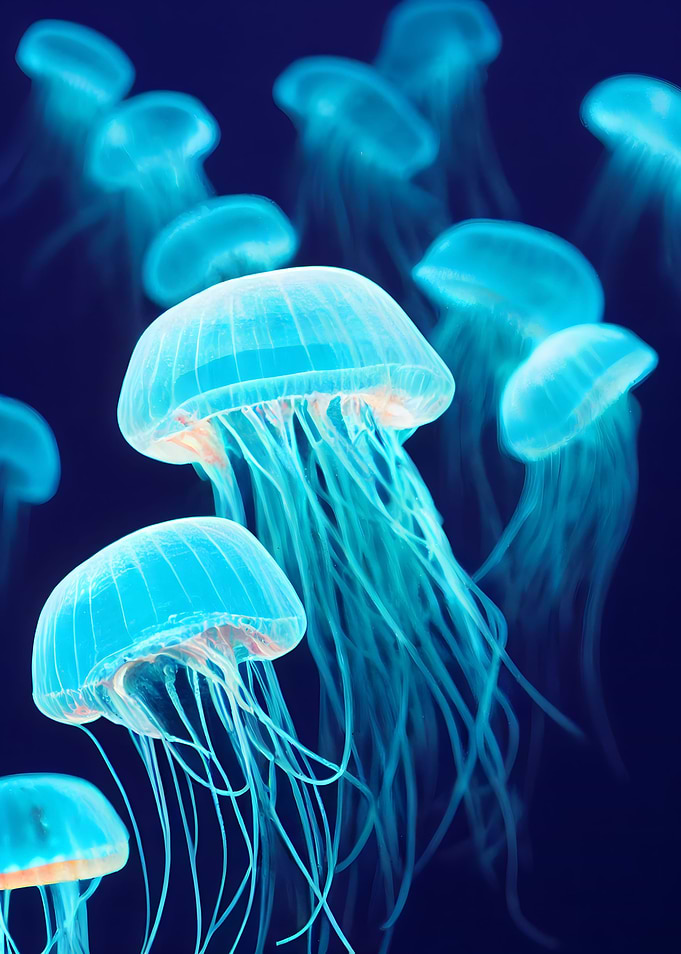 Glowing Jellyfish