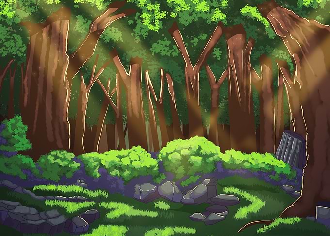 Anime Background Forest