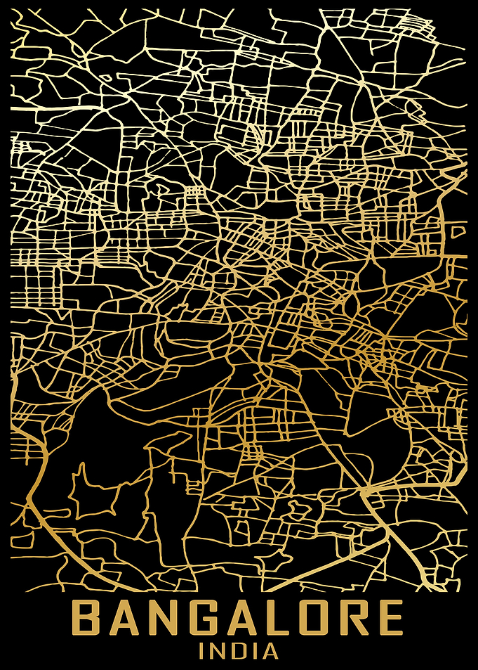 Bangalore India City Map