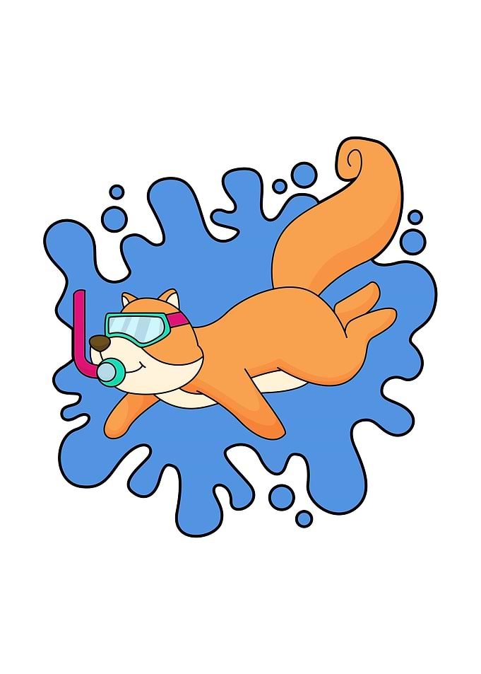 Cat Diver Snorkel