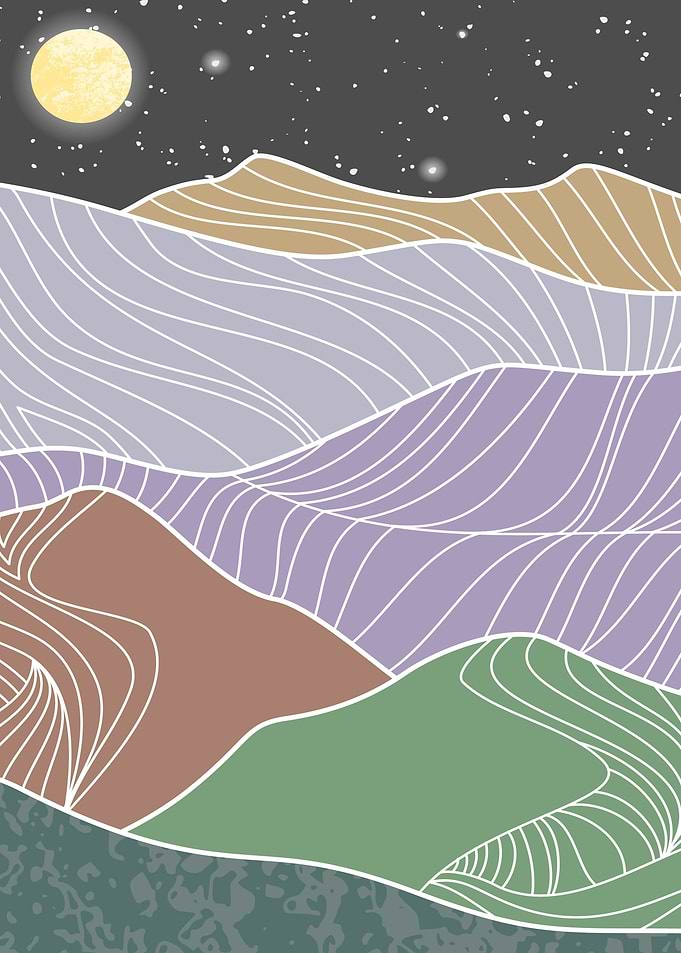 night mountain