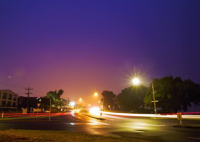 Long Exposure Trails Night