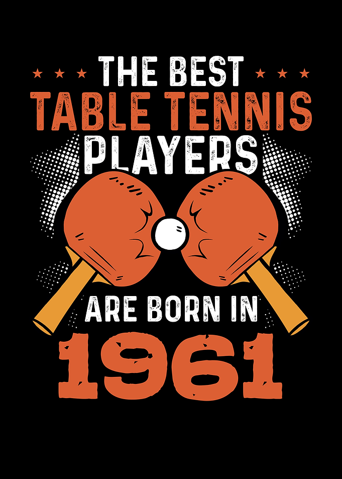 Table tennis player 1961
