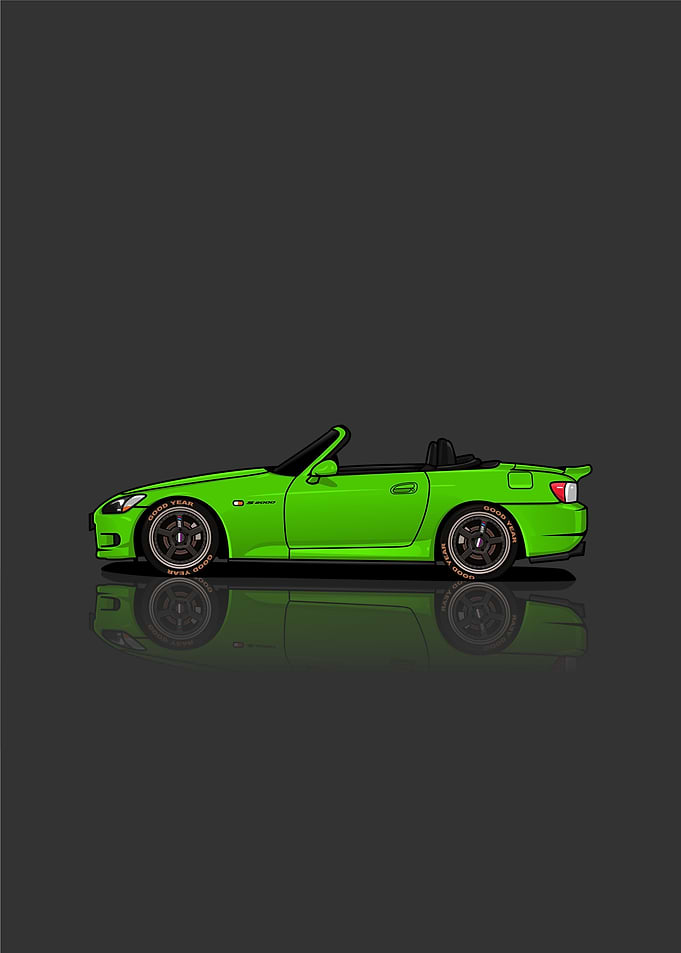honda s2000 Green