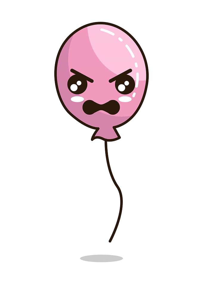 Emoticon Balloon Angry