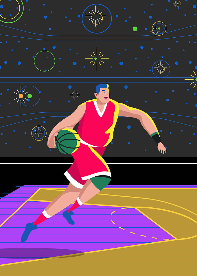Basketball illustration