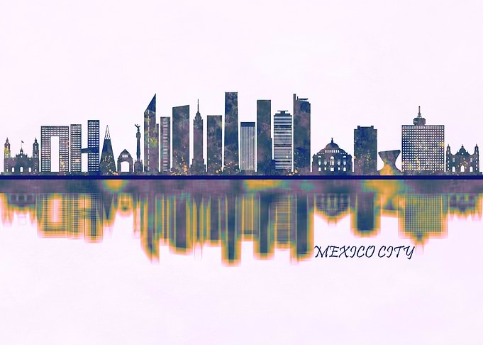Mexico city Skyline