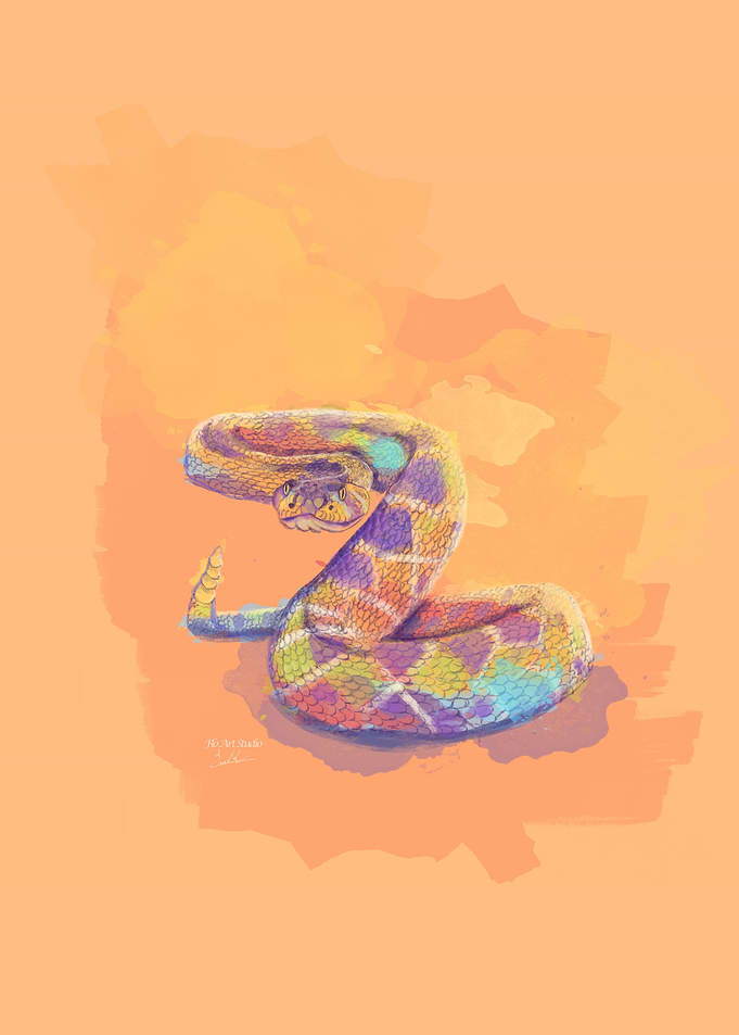 Colorful Rattlesnake