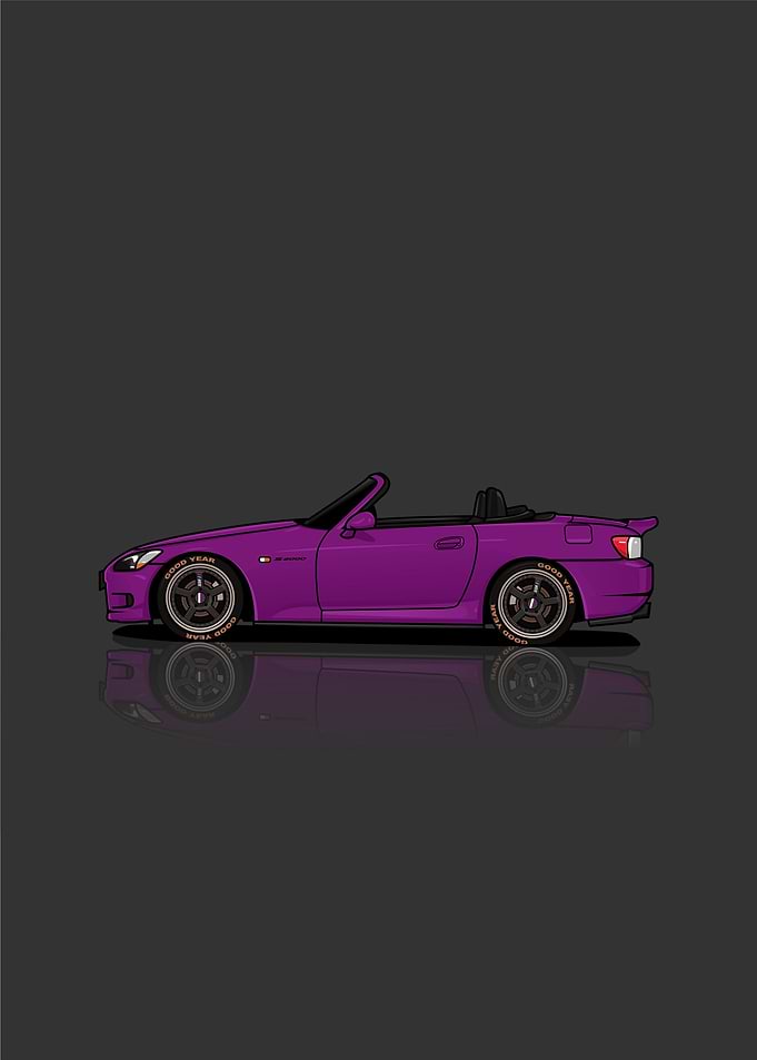 Art Car honda s2000 Purple