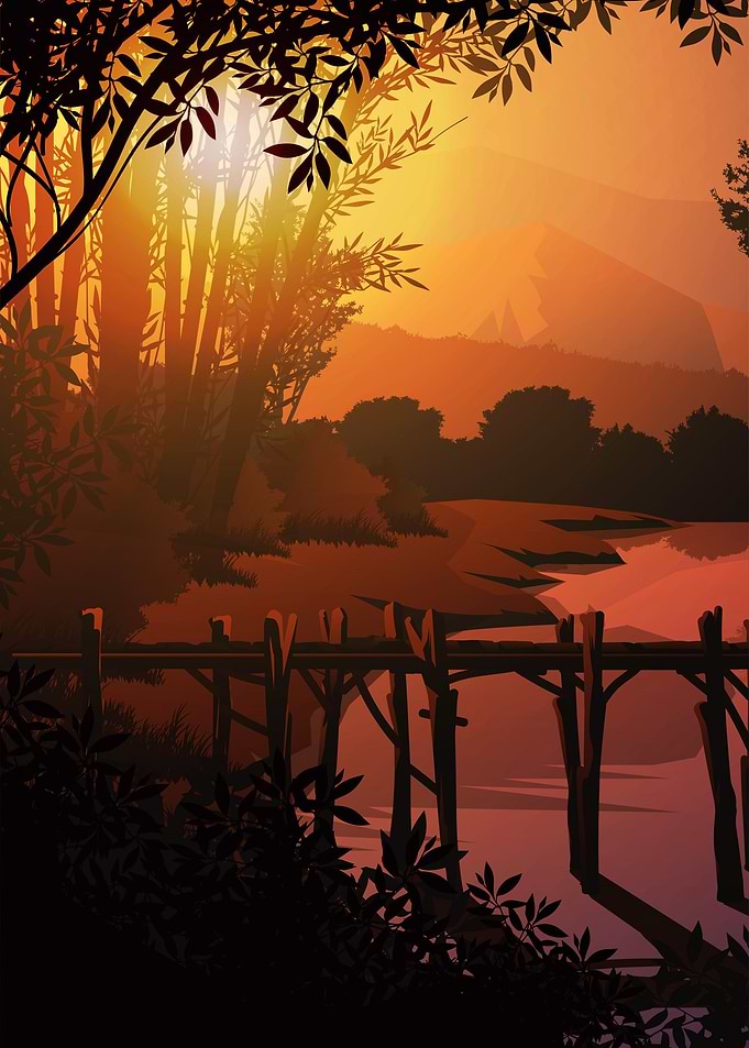 Sunset River