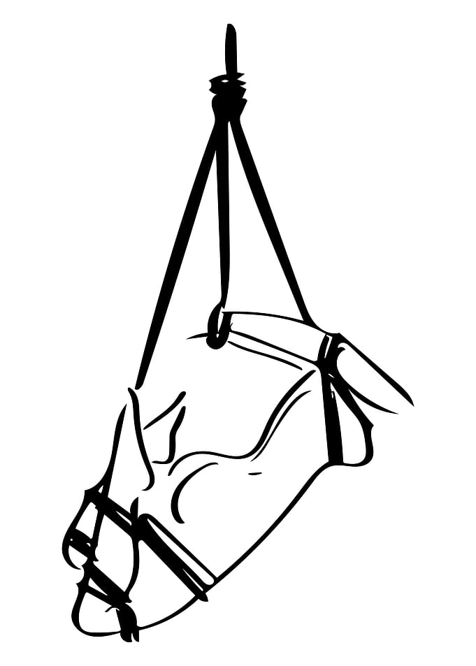 Bondage Line Art Minimal
