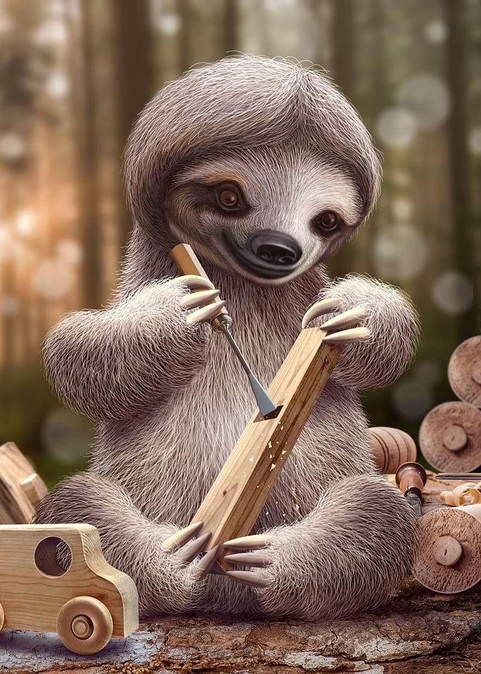 SLOTH THE TOY MAKER