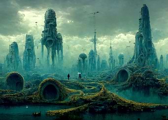 Fantasy Futuristic City