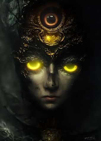 Demon girls face