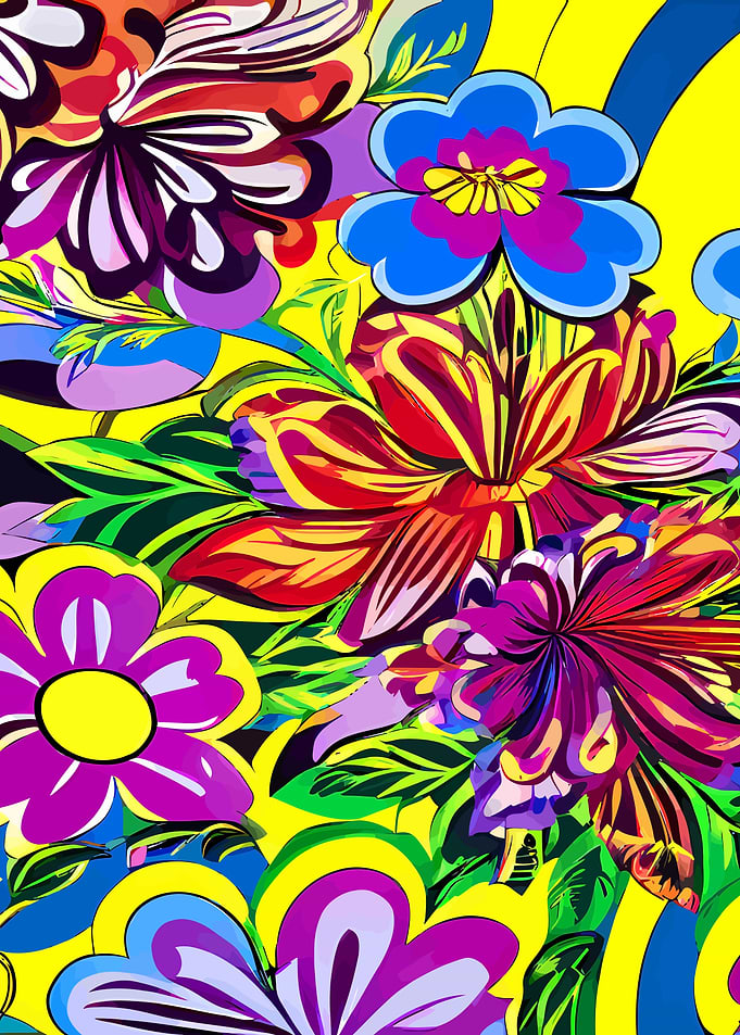 Tropical Floral Art