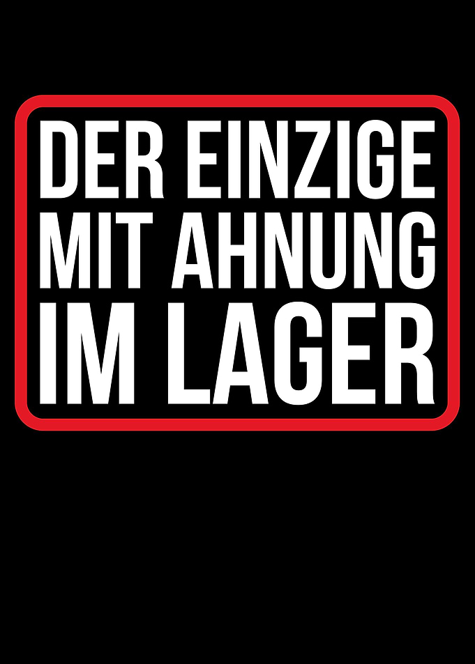 Der einzige mit Ahnung im