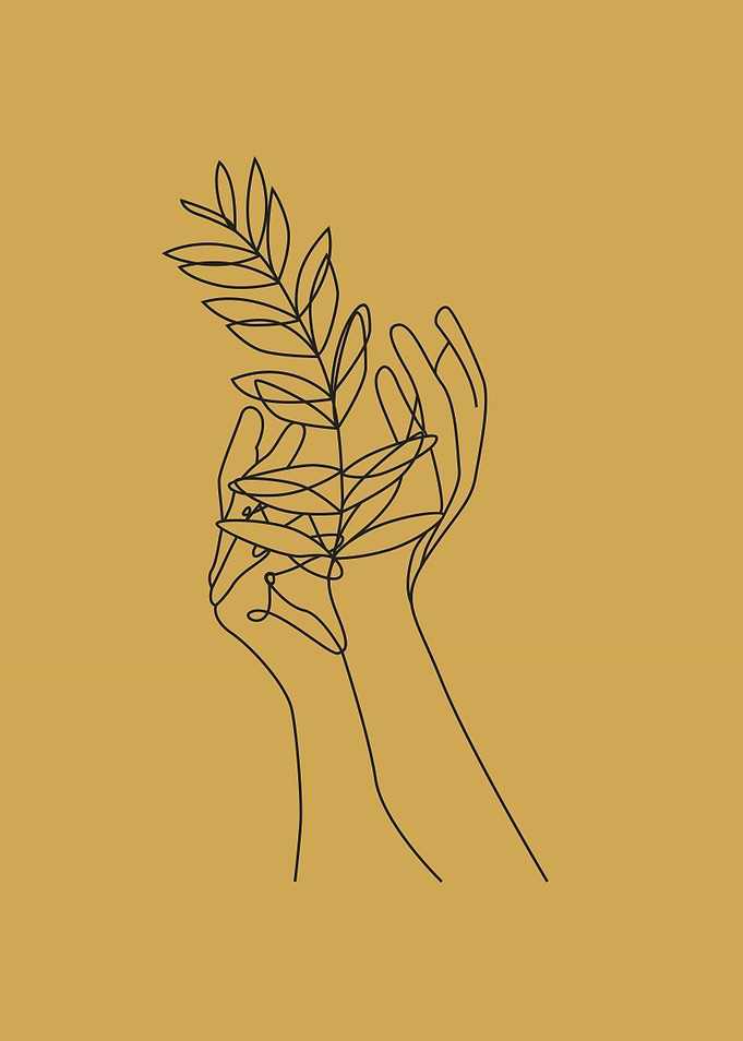 hand flower