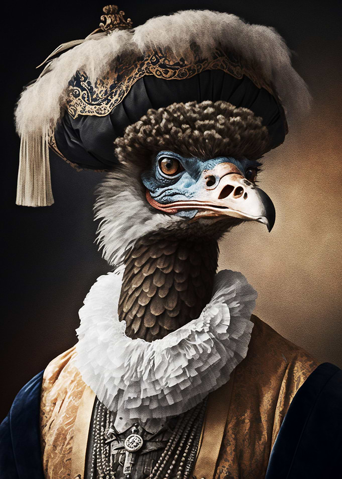 Ostrich aristocrat