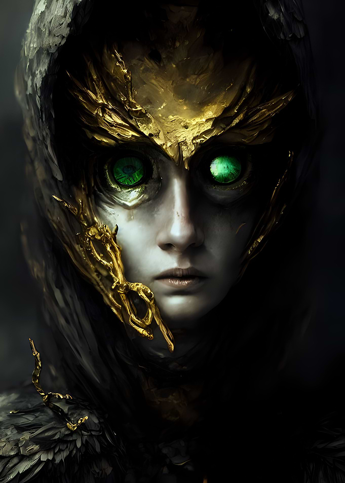 Demon girls face