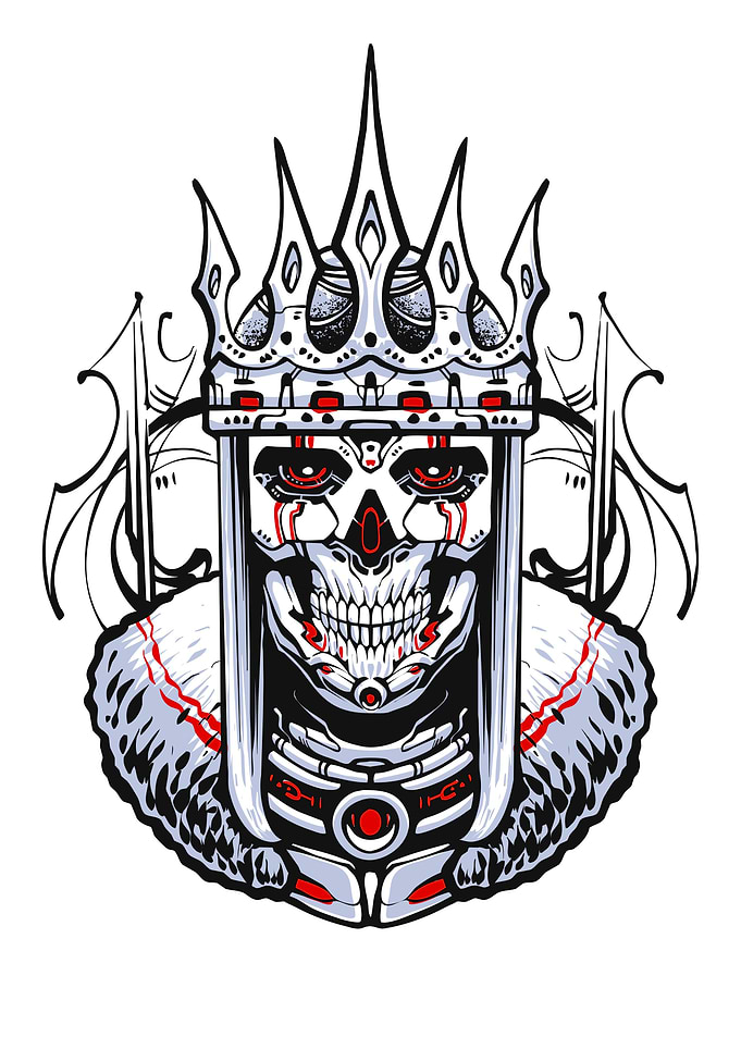 The skull king robot