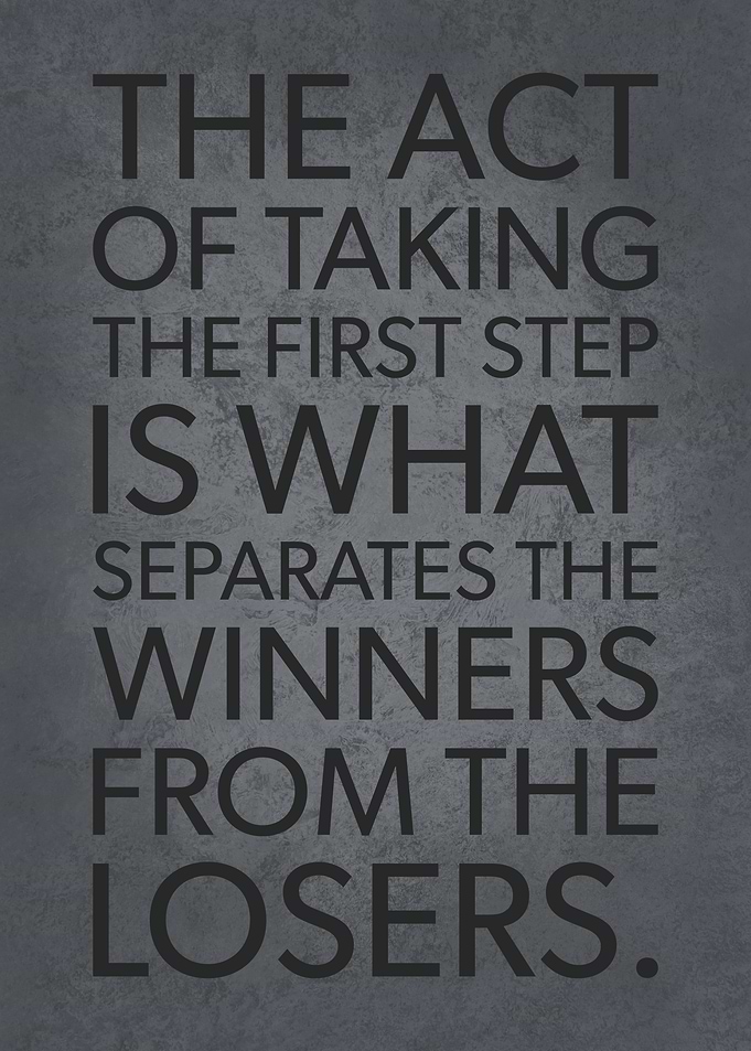 Taking The First Step