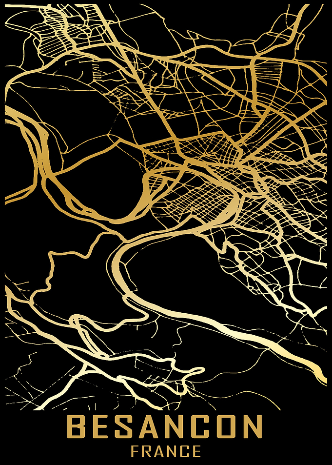 Besancon France City Map
