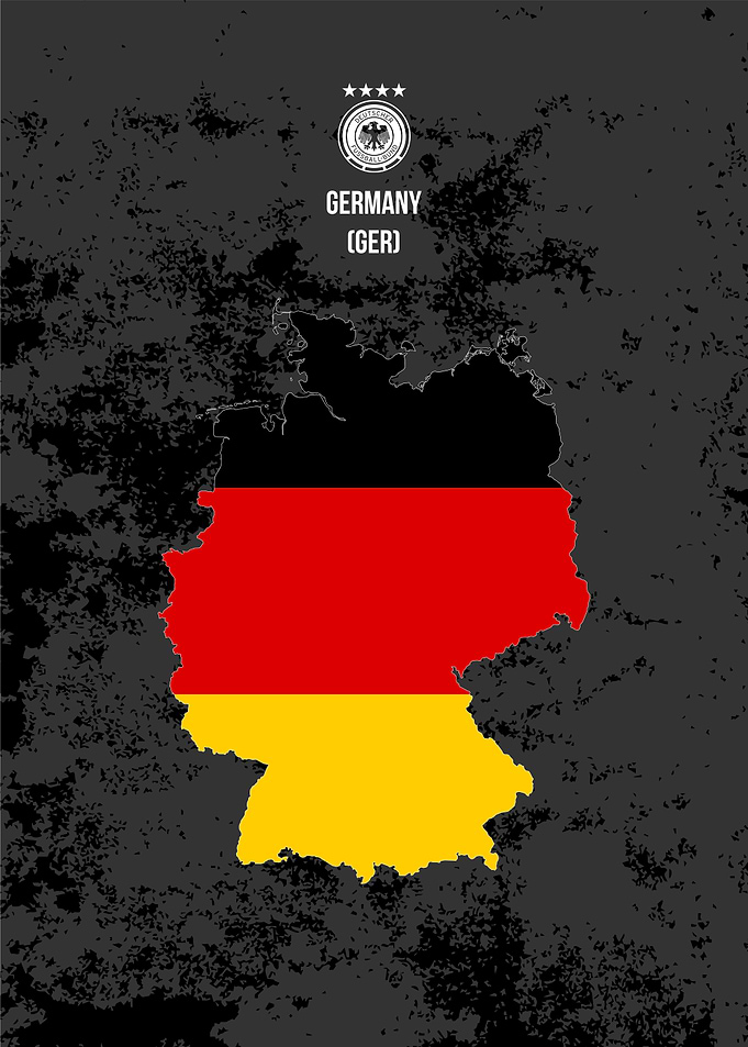germany world maps flag