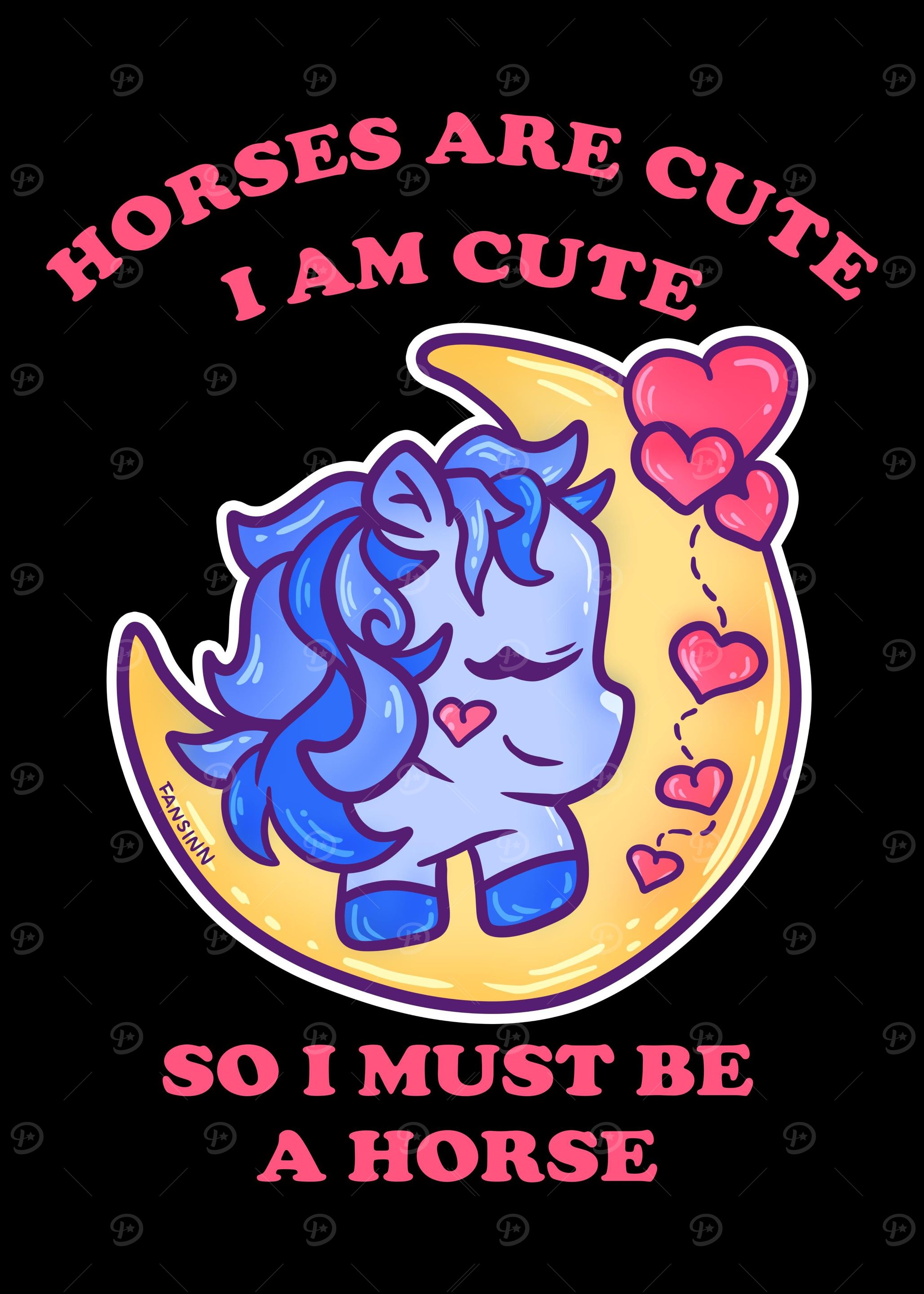 Horses Are Cute I Am Cute