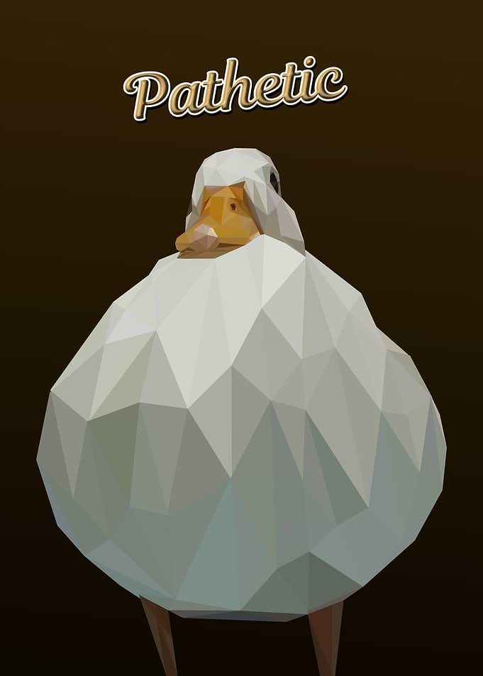 pathetic judgement duck