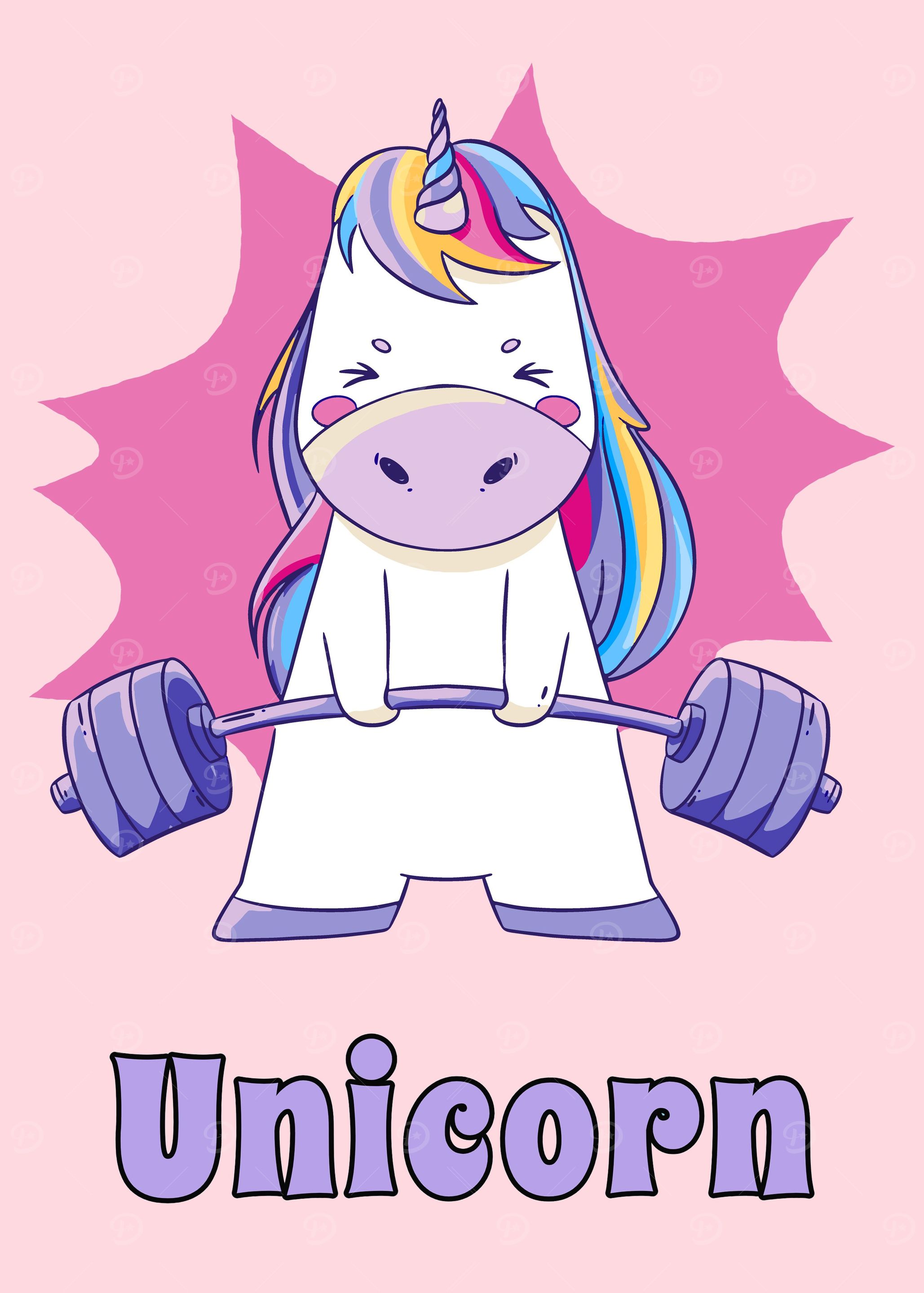Cute weight Unicorn