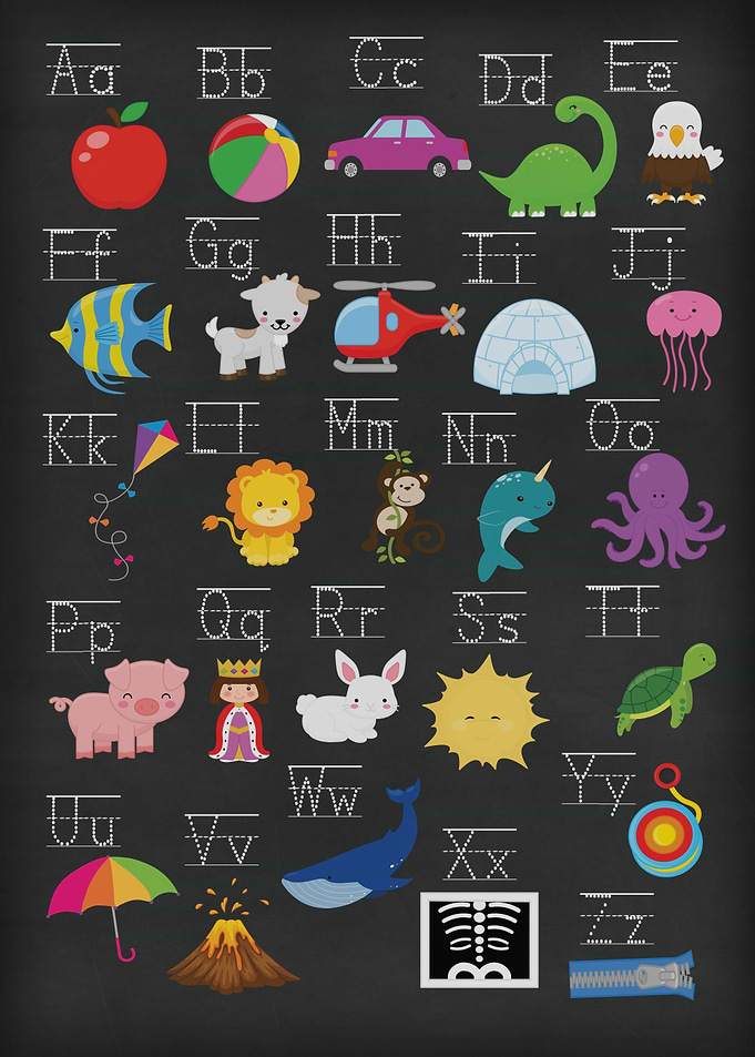 Cute Alphabet for Kids