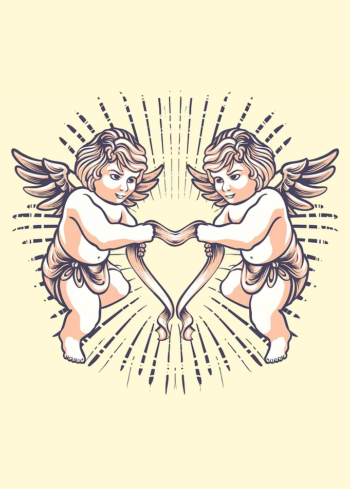 The baby angel love
