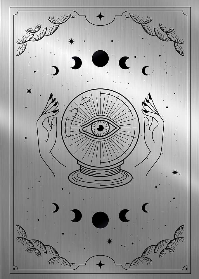 Crystal ball with one Eye